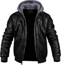 Blingsoul Leather Bomber Jackets For Men