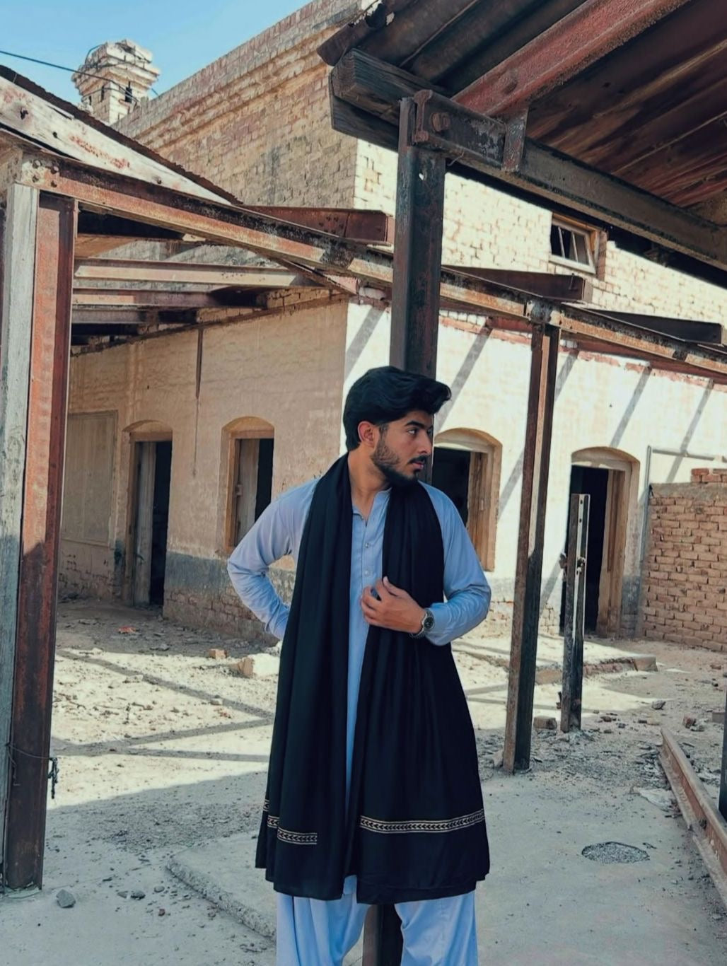 Plain Shawl for Men